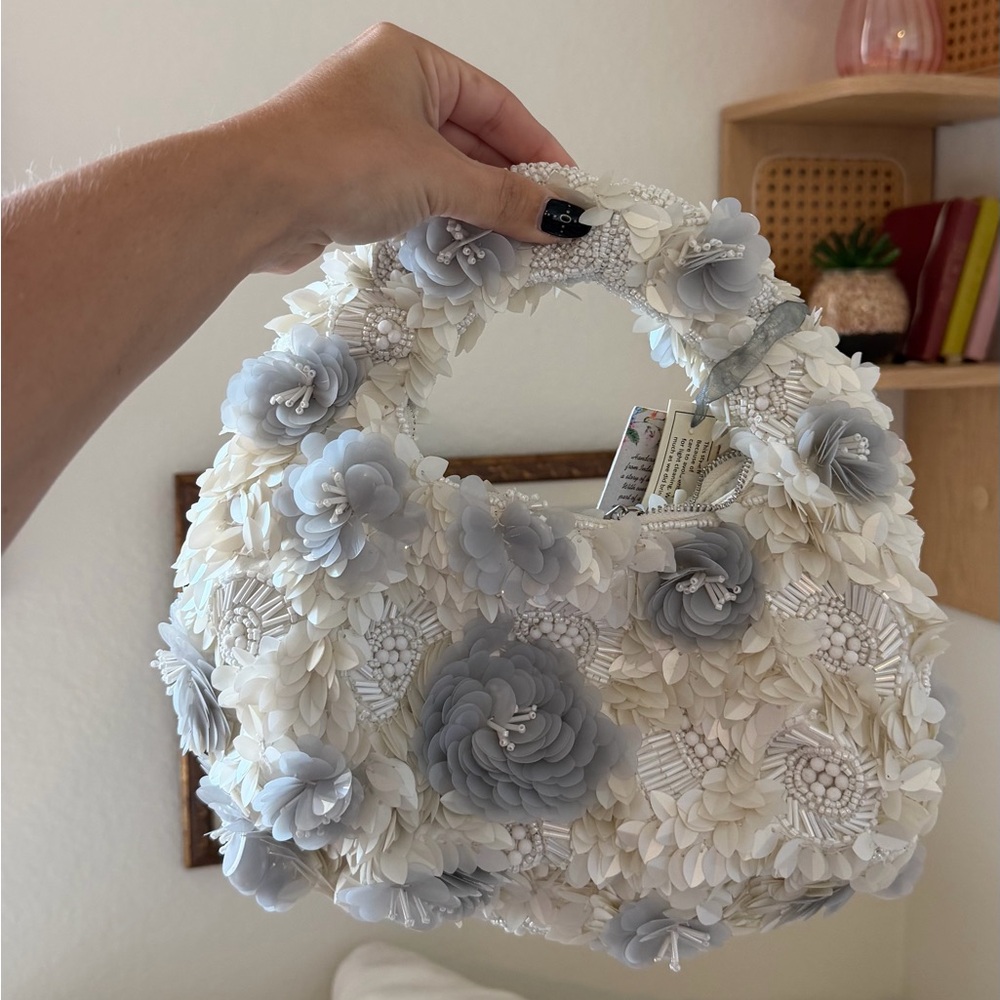 Floral Embellished Handbag